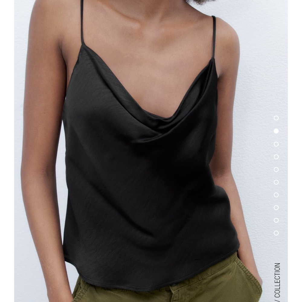 Zara Satin Camisole Top